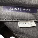 NYDJ  Alina Denim Leggings Womens Size 12 Grey Wash Front Zipper Lift Tuck Photo 8