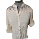 Sugar Rain size Small Gauze Blouse lace Insert Photo 0