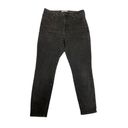 Everlane  The Curvy High Rise Skinny Jeans Plus size 32 Black Dark wash Photo 1