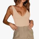 NWT REORIA Plunge Deep V Neck Sleeveless V Backless Size L Photo 0