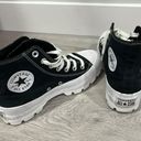 Converse Black Platform sneakers Photo 0