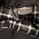 Eddie Bauer  Flannel Lined Insulated Black Jogger Pants Cargo Womens Size 6 Photo 10