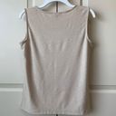 JM Collection Cream Tank Top Photo 1