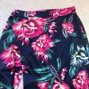 Unbranded Floral High Slit Maxi Skirt Women's Size XL Swim Cover Blue Pink Green Photo 4