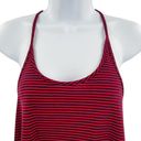 Urban Outfitters  Cropped Tank Top Striped Racerback Red Blue Small Photo 1