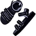 ma*rs Alife Reflective Logo Dad Sandal  Black Gray Unisex Size Women's 7.5 Men's 6 Photo 0