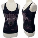 Harley Davidson  Tank Top Graceland Graphic Logo Memphis Tennessee Womens Small Photo 2