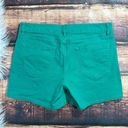 Gap  Teal Denim Shorts Stretchy Photo 3