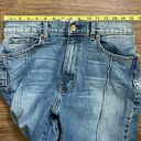 Revice Denim Revice Two Toned Star Jeans Collection Star Back Patch Skinny Cropped Blue Sz 32 Photo 5