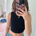 ZARA Black Crop Top Photo 1