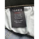 Torrid  Sky High Skinny Medium Wash Distressed Elastic Waistband Denim Jeans 26R Photo 6