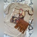 Patricia Nash  Leather Bag Fringe Crossbody Western Boho Festival Indie Clutch Photo 11