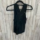 Halara New!  Black Cross Back Open Back Tank Top Womens Size Medium Photo 1