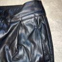 Bar III  Black Leather Pants Photo 1