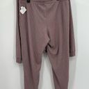 Petal Alfani Thermal Henley Pajama Set in Dusty Lavender  NWT MSRP $70 Size XXL Photo 4