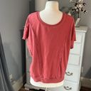 ee:some Trendy Cotton Top  Roomy Salmon Rust Womens Large Photo 2