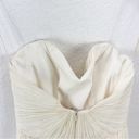 Hayley Paige Occasions Hayley Paige Silk Chiffon Wedding Bridal Gown Strapless Ivory Size 4 Photo 2