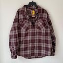 Carhartt Women’s Plaid Button Down Blouse Size 1X Photo 0