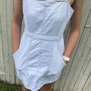 Charlotte Russe White Jean Dress With pockets Photo 0