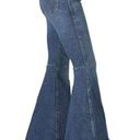 Wrangler  Retro High Rise Flare Trumpet Flare Jeans Bell Bottom Size 30 X 34 Hemp Photo 0