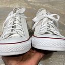 Converse All Star Low Tops Lace Up White Shoes Women’s 13 Photo 5