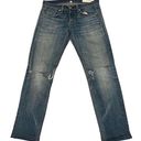 Rag and Bone  the Dre boyfriend low‎ rise jeans Bardford ripped knee womens 25 Photo 0