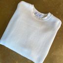 We Wore What  Revolve Cream Ivory Boxy Oversized Crewneck Sport Sweatshirt Medium Photo 5