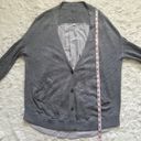 Lululemon Cardigan Sweater Cardi In The Front Button Front Heathered Medium Grey Photo 9