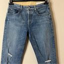 Rag and Bone  Rosa Mid-Rise Boyfriend Jeans North Star Wash Size 25 Distressed Photo 4