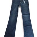 Juicy Couture  Emerson High Rise Flare Denim Jeans Size 28 Dark Wash - NWT Photo 9