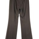 Lafayette 148  Womens Size 8 Dress Pants Brown Flare Leg Wool Stretch TINY FLAW Photo 4