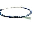 Ettika  Lapis Lazuli & Quartz Crystal adjustable  Choker Necklace  Blue Gold Photo 5