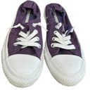 Converse  CTAS Purple lace slip on shoreline sneakers Size 6 Photo 3