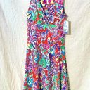 Ralph Lauren Lauren  Floral Paisley Wrap Neck Dress S Photo 0