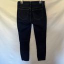 J.Crew  Toothpick Womens Crop Jeans Size 24 Dark Wash Low Rise Stretch Denim Photo 4