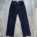 Abercrombie & Fitch 90s Relaxed Fit High Rise Jeans Black Size 28 / 6 Curve Love Photo 2