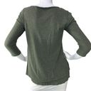 J.Jill  Pure Jill Womens Size XS Green TShirt Top Round Neck Comfort Photo 6