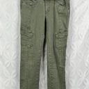 White House | Black Market  Utility Slim Ankle Olive Glitz  Jean Size 0 Photo 4