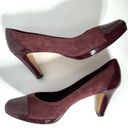 Cole Haan  Patent Leather & Suede Pumps Size 9.5B Photo 2