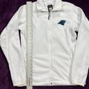 Antigua Women’s NFL Carolina Panthers White Fleece Jacket Size Small Photo 3