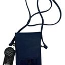 Harper K. Carroll  RFID Protected Secure Style Vegan Faux Leather Blue Crossbody Photo 1