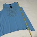 Alfani  Woman Blue Silver / Gunmetal Embellished Sleeveless Tank Plus Sz 2X NWT Photo 4