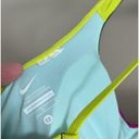 Nike  women’s racerback one piece swim suit pink green combo Photo 1