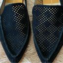 DV by Dolce Vit Dolce Vita Kleo Black Leather Suede Laser Cut Pointed Flats size 8.5 Photo 3