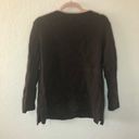 Carole Little  Sweater Brown V Neck Wool Blend Sweater Sz L GUC Photo 10