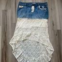 Aeropostale  11/12 Y2K Lace Denim Skirt Photo 0