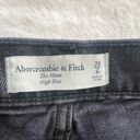 Abercrombie & Fitch  The Mom High Rise Vintage Black Jeans Size 28 Photo 6