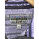 Jachs  Sweater Womens Extra Large Purple Fleece Pull Over Mock Neck Cabin Outdoor Photo 3