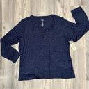 st. john's bay NWT  Women’s Henley Top Long Sleeve Shirt Navy Size Petite XXL Photo 0