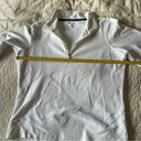 IZOD white 1/4 zip long sleeve polo Photo 4